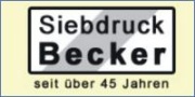 Zur Homepage: Siebdruck Becker